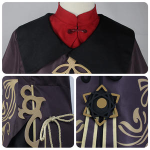 2024 juego <span class=keywords><strong>Genshin</strong></span> <span class=keywords><strong>Impact</strong></span> Cosplay Hutao disfraz carnaval Halloween disfraces mujeres fiesta vestido uniforme traje nogal disfraz - Product Image 6