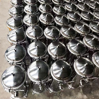 Purificateur d'eau du robinet de puits souterrains filtre de précision en coton pp filtre de sécurité de précision en acier inoxydable