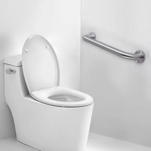 Barres <span class=keywords><strong>d</strong></span>'<span class=keywords><strong>appui</strong></span> de salle de bain murales en acier inoxydable satiné 304, antidérapantes, robustes, 35 cm, antirouille, pour usage hôtelier - Product Image 2