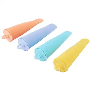 Silicone Ice Pop Molds Popsicles Molds Hand Held Popsicles Makers for DIY Ice Cream Yogurt Sticks Jelly Chocolate