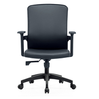 Chaise de bureau pivotante en cuir PU classique pour patron et personnel, prix de gros d'usine, vente chaude