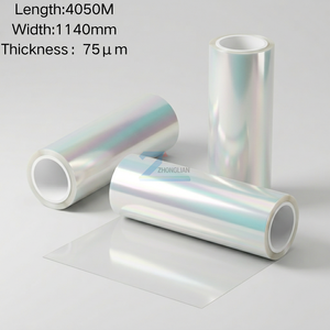 Pellicola BOPET 75μm, 1140mm, per Forniture per Ufficio: Clip per Libri/Fogli di Recupero/Nastri, Collari, Copertine, Strati Protettivi Compositi - Product Image 1