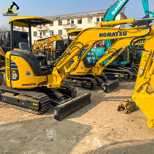 Mini máquina Komatsu eficiente, controles suaves y versatilidad de accesorios, excavadora usada Komatsu PC35 para trabajos de paisajismo - Product Image 4