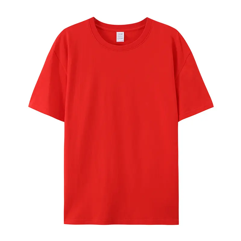 Thời trang đồng bằng nam giới mùa hè T-Shirts tùy chỉnh quá khổ thời trang dạo phố T-Shirt số lượng lớn thấp moq
