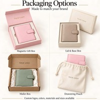 Carnet en cuir gaufré 14 couleurs Hongbo A7, le plus vendu, éco-responsable, portable, système d'organisation budgétaire, pour gérer l'argent