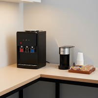 Distributeur d'eau chaude et froide portable en ABS argenté pour table, idéal pour l'extérieur, la maison et l'hôtellerie, écologique