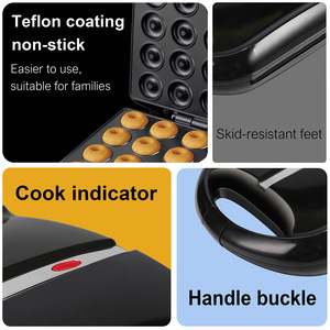 Máquina para Hacer Donuts Eléctrica de 16 Orificios, Redonda, Antiadherente, Electrodoméstico de Cocina para Panadería - Product Image 4