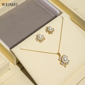 WEIMEI microfibre bijoux présentoir ensemble de bijoux de luxe présentoirs ensembles pour fenêtre vitrine accessoires - Product Image 6