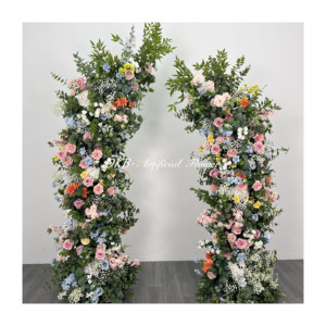 DKB FÁBRICA DE FLORES ARTIFICIALES Precios bajos al por mayor nueva flor de arco de flores de seda Premium para decoración de arco para boda - Product Image 1