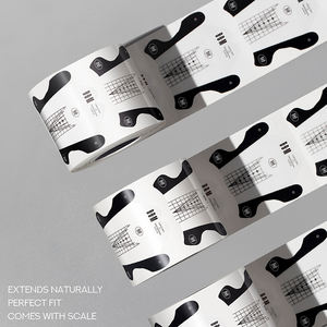 <span class=keywords><strong>BBM</strong></span> extension formes 250 pièces PVC ongles papier formes conseils Extension autocollant constructeur Nail Art plastique formes pour Extension des ongles - Product Image 2