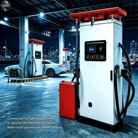 Dispositif de suppression d'incendie à pulvérisation synchrone multi-buses à réponse ultra-rapide pour stations-service, chargeurs de véhicules électriques et batteries au lithium