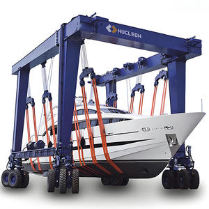 NUCLEON grue mobile robuste pour bateau/yacht 40-200 tonnes grue à portique de levage de voyage marin télécommande au sol haute - Product Image 6