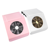 Dépoussiéreur d'ongles 40W haute puissance Ventilateur turbo ultra silencieux pour une forte aspiration pour les salons de manucure et la maison