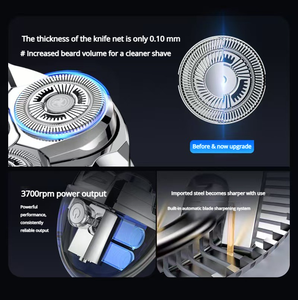 <span class=keywords><strong>Afeitadora</strong></span> Eléctrica Profesional para Hombre, 5 Cuchillas, Control por Aplicación, Impermeable, para Cuerpo y Bikini, Diseño Único en Forma <span class=keywords><strong>de</strong></span> Huevo, Nueva Llegada - Product Image 3