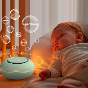 Portable Mini BT Speaker 15-hour Battery Life New White Noise Machine for Baby Sleep 12 Soothing Sounds <b>Timer</b> Function Sleep - Product Image 4