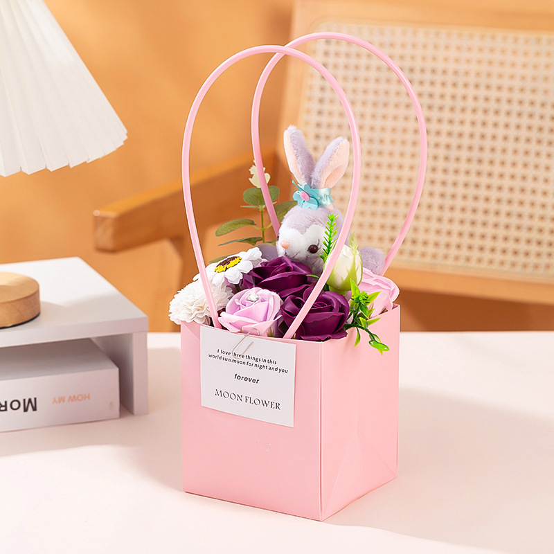 Portable box star dailou rose purple