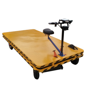 Carro Eléctrico de Plataforma Plana de 48 V con 4 Ruedas y Neumáticos de Acero para Almacén, Construcción, Manufactura y Logística - Product Image 5