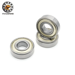 ตลับลูกปืนเม็ดกลมร่องลึก Flyleopard 6204ZZ ขนาด20x47x14มม. ตลับลูกปืนเม็ดกลมขนาดเล็กปิดผนึกด้วยเหล็กโครเมี่ยม C0 P0 - Product Image 1