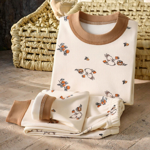 Nuovo Set di biancheria intima per bambini di velluto a coste Casual intelligente pigiama infantile per ragazzi e ragazze abbigliamento per la casa all'ingrosso con modello di cartone animato - Product Image 3