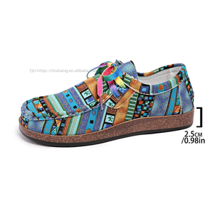 Zapatos de Lona Casuales con Graffiti, Talla Grande, Suela Plana, con Cordones Delanteros, Coloridos, para Mujer, Talla 43 - Product Image 6