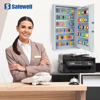 Coffre-fort mural en acier robuste Safewell KS0103K en stock avec serrure électronique numérique et boîte à clés murale