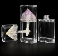 Capuchon en forme de cylindre de conception de luxe à double paroi lourde Matériau ABS Brillant à lèvres 3ml/Tube de rouge à lèvres liquide avec sérigraphie