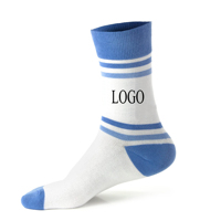 Marque privée personnalisée Chaussettes en bambou pour hommes Chaussettes habillées à rayures Chaussettes d'affaires pour hommes en tricot de coton peigné