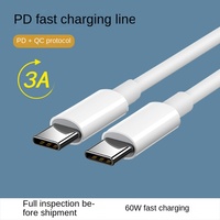 Câble de charge rapide USB-C vers USB-C tressé pour iPhone et ordinateurs portables