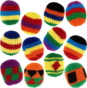 กระสอบถักโครเชต์สำหรับผู้ใหญ่ artcreativity kickball hacky sack ลูกบอลการเล่นกลบอลถุงเท้า - Product Image 3