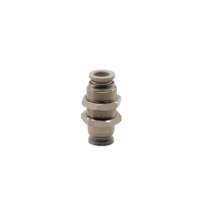 Raccord de vérin pneumatique Airmax PM03/PM04/PM06, raccord rapide à filetage mâle, laiton nickelé, droit, 4-12 mm