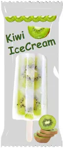 Umweltfreundliche verpackung in Lebensmittelqualität mit individuellem Drucklogo Heißsiegel Rückseite Drei Seiten Versiegelung Plastikbeutel Eisbeutel für Eiscreme - Product Image 4