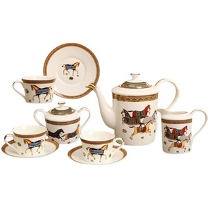 Nordic Luxury 15-Piece Ceramic Coffee & <b>Tea</b> <b>Set</b> for 6 People New Home Decorations - Product Image 5