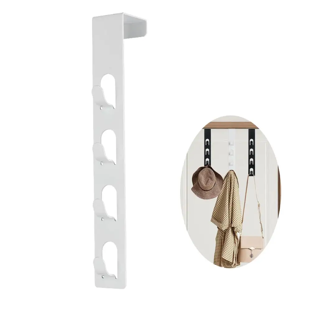 Gancho sobre la puerta, soportes para ropa y zapateros, colgador de puerta, toallero, abrigo, ganchos de Metal para colgar ropa, puerta de armario, Kit de baño