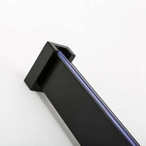 Clothes <b>Rod</b> Furniture Wardrobe Tube Hanging Clothes Through <b>Rod</b> Seat Tube Aluminum Clothes Drying Rail Fashion Hot Style Simple - Product Image 6