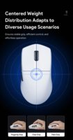 G1 PAW3311 Sensor Max 4000 DPI Mouse Rechargeable 1K Wireless Mouse Gamer 2.4Ghz+BT Custom Gaming Mouse for PC Laptop