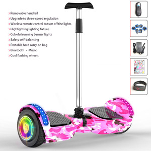 Patinete Eléctrico Autoequilibrado de 7 Pulgadas con Luces LED y <span class=keywords><strong>Manillar</strong></span> para Adultos y Niños, para Desplazamientos Diarios y Ocio al Aire Libre - Product Image 1