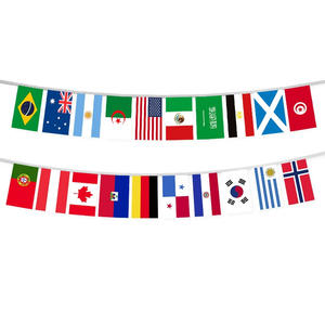 Drapeaux nationaux en polyester en gros pour l'événement mondial de football 2026, la <span class=keywords><strong>Coupe</strong></span> <span class=keywords><strong>du</strong></span> <span class=keywords><strong>Monde</strong></span> de football, bannières internationales - Product Image 1