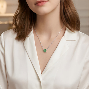 Collier de perles de transfert de style indémodable pour petite amie, chaîne en acier, bijoux faits à la main, idéal pour fiançailles, mariage, fête - Product Image 6