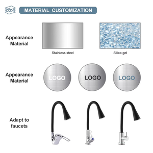 <strong>New</strong> <strong>Design</strong> Torneira Cozinha Gourmet Flexible Silica Gel Function <strong>Sprayer</strong> Color Silicon Faucet Tube Spout Flexible Hose - Product Image 4