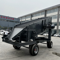 Hochwertige Mobile Diesel-Bergbau-Mehrschicht-Aggregat-Vibrationssiebmaschine für Stein-, Kohle- und Sandscreening