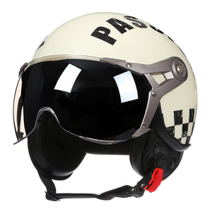 <span class=keywords><strong>Casque</strong></span> de <span class=keywords><strong>moto</strong></span> ABS de haute qualité, vente en gros d'usine, avec visière détachable, <span class=keywords><strong>casque</strong></span> de motocross, <span class=keywords><strong>casque</strong></span> demi-face - Product Image 3