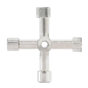 Clé à fourche 4-en-1 polyvalente pour armoire électrique industrielle, ascenseur, boîtier de compteur, réparation de soupape de train - Product Image 4
