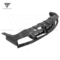 Diffuseur arrière de style voiles noires personnalisé en fibre de carbone de haute qualité avec lumière pour 2017-2021 Nissan GTR R35