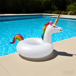 Flotadores inflables <span class=keywords><strong>para</strong></span> piscina <span class=keywords><strong>para</strong></span> niños Balsa Salón Flamenco <span class=keywords><strong>Unicornio</strong></span> Anillos de tubo de natación <span class=keywords><strong>para</strong></span> lago - Product Image 2