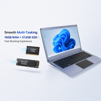 Ordinateur portable 14,1 pouces FHD Intel J3355, LPDDR4, 8 Go de RAM, 256 Go de SSD, Windows 11 Pro, ordinateur portable professionnel, OEM, ODM, vente en gros