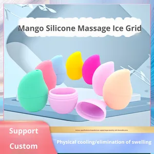 רולר קווי מתאר להרמת עור, טיפוח יופי, כדורי קרח לפנים מסיליקון מקרר, קוביית קרח לפנים, קרח מנגו - Product Image 3