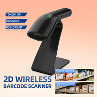 Escáner de Códigos de Barras 2D Portátil X-3500, Lector de Códigos de Barras 1D con Cable USB, Escáner de Códigos QR, Escaneo de Inventario con Soporte, en Stock