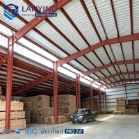 Almacén de Estructura de Acero Prefabricado con Panel Sándwich Aislado, Fácil Instalación, Taller y Centro Logístico