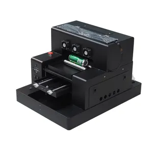 Máquina de impressão automática da vela a3, tamanho uv impressão do cilindro material uv liso impressora