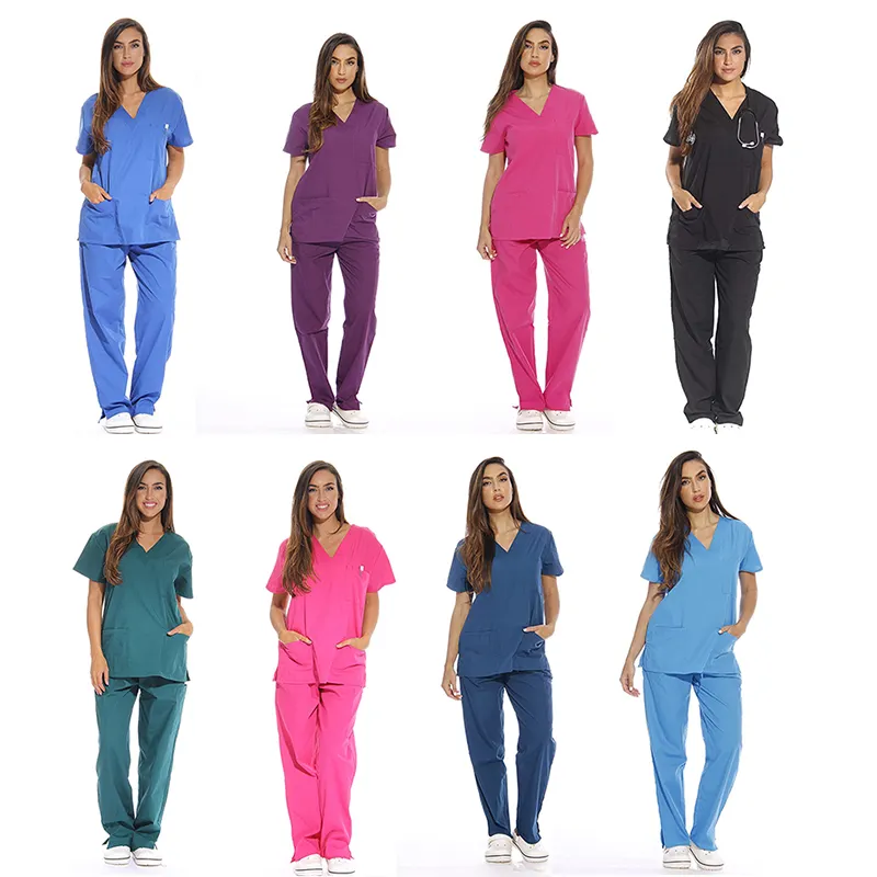 Set di accessori chirurgici per bagno ospedaliero Scrub tute uniformi per abbigliamento da sala operatoria